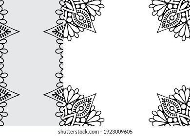 Mandala Ornament Pattern. Vintage decorative elements