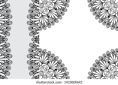 Mandala Ornament Pattern. Vintage decorative elements