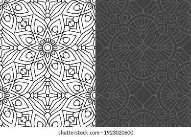 Mandala Ornament Pattern. Vintage decorative elements