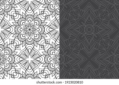 Mandala Ornament Pattern. Vintage decorative elements