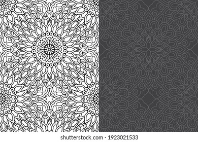Mandala Ornament Pattern. Vintage decorative elements
