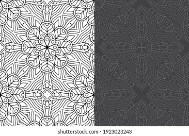 Mandala Ornament Pattern. Vintage decorative elements