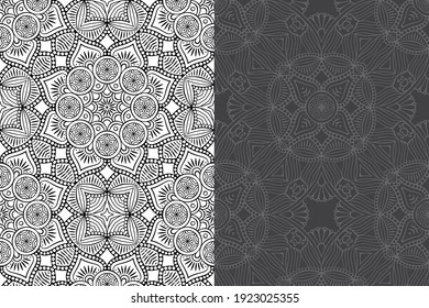 Mandala Ornament Pattern. Vintage decorative elements