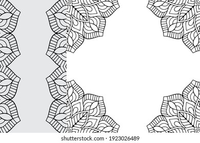 Mandala Ornament Pattern. Vintage decorative elements