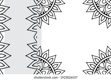 Mandala Ornament Pattern. Vintage decorative elements