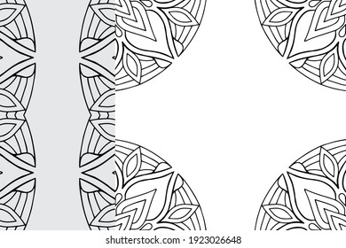 Mandala Ornament Pattern. Vintage decorative elements