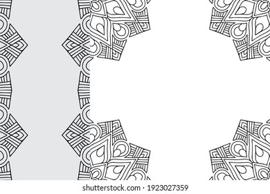 Mandala Ornament Pattern. Vintage decorative elements