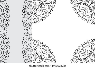 Mandala Ornament Pattern. Vintage decorative elements