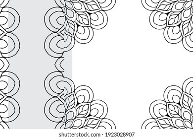 Mandala Ornament Pattern. Vintage decorative elements