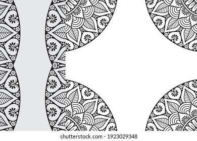 Mandala Ornament Pattern. Vintage decorative elements