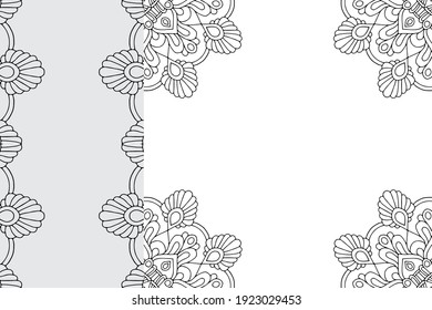 Mandala Ornament Pattern. Vintage decorative elements