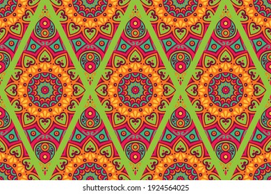 Mandala Ornament Pattern. Vintage decorative elements
