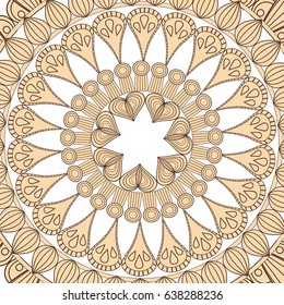 mandala ornament pattern. vintage decorative elements