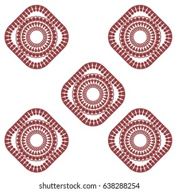 mandala ornament pattern. vintage decorative elements