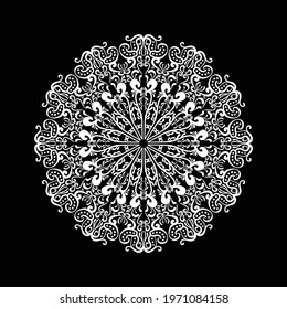 mandala ornament with stunning artwork natural scribble art