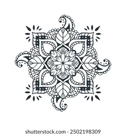 mandala ornament template vector element