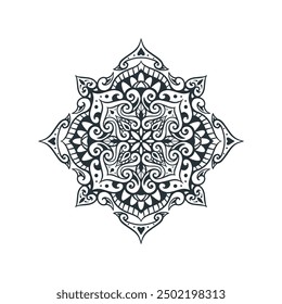 mandala ornament template vector element