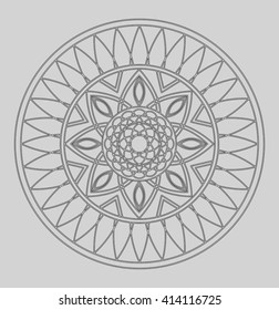 Mandala ornament vector art.