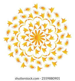 mandala ornament vector icon template design