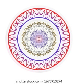 Mandala Ornament. Vector Illustration.  