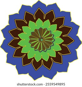 Mandala ornamental design pattern, vector illustration