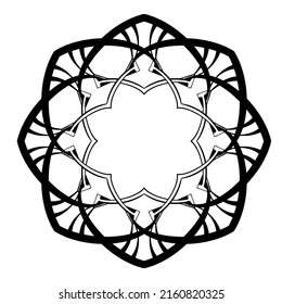 Patrones de diseño de vectores de elementos ornamentales de Mandala