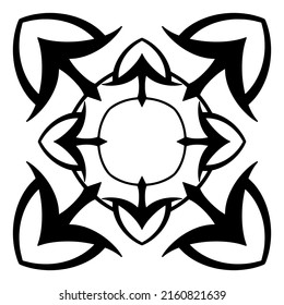 Mandala ornamental element art vector