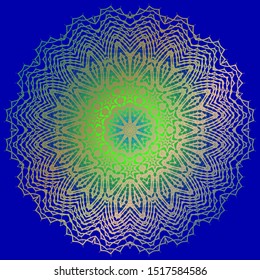 Mandala ornamental ethnic decorative elements. Vector illustration