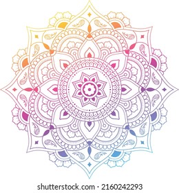 Mandala Ornamental luxury mandala pattern. Coloring Pages Design, Islam, Arabic. Minimal floral pattern. Coloring book page.