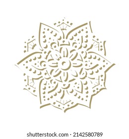 mandala ornamental pattern, vector art