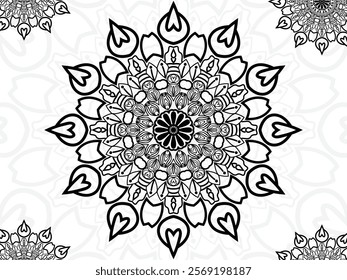 mandala ornamental round lace ornament pattern