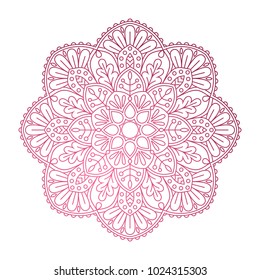 Mandala. Ornamental round pattern.