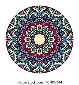 Mandala. Ornamental round pattern. 