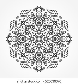 Mandala. Ornamental Round Pattern.