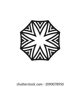 Mandala Ornaments, Flower Pattern Logo design