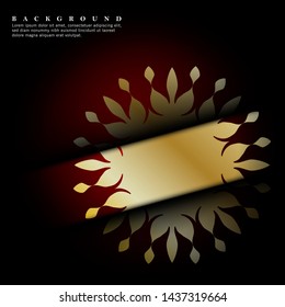 Mandala ornaments on a dark red background. vector design