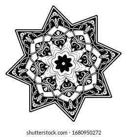 mandala ornate vector illustration object 