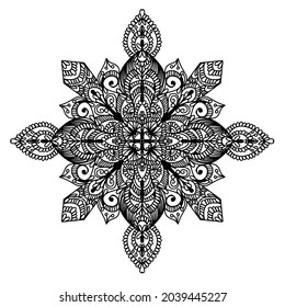 Mandala outline coloring page, kdp design, kdp book interior, free coloring book design, coloring page for adults, mandala design, free vector, mandala ornamentals design