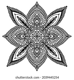 Mandala outline coloring page, kdp design, kdp book interior, free coloring book design, coloring page for adults, mandala design, free vector, mandala ornamentals design