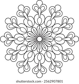 mandala, page, round, colouring, drawing, art, template, flower, vector, background, book, illustration, vintage, black, floral, pattern, black and white, luxury, sticker, simple, wallpaper, sun