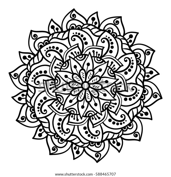 Oriental Mandala Coloring Pages Coloring Pages