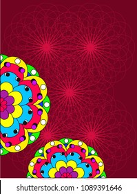 Mandala pattern background