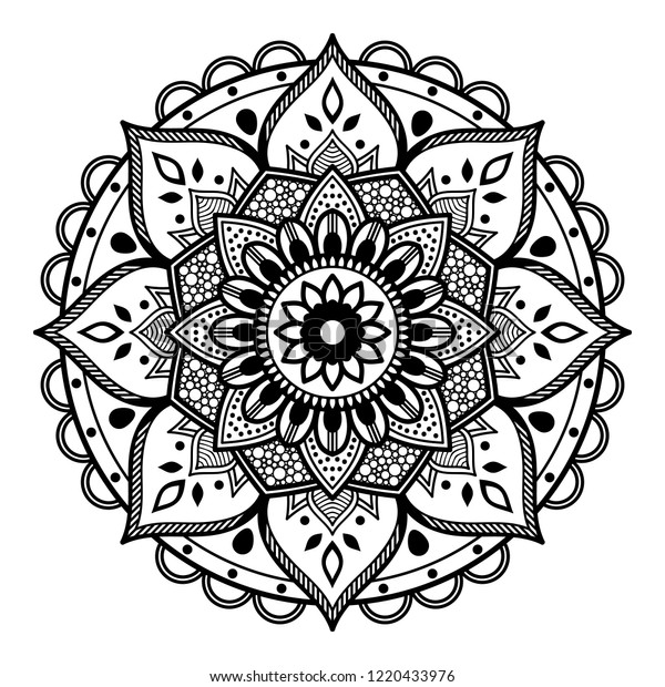 Featured image of post Mandala Patterns Black And White / I think you should make black and white mandala.