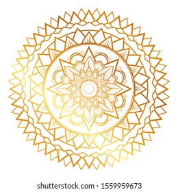 Mandala pattern black and white good mood