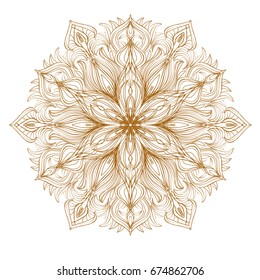 Mandala   pattern, Circular  ornament, design  element, Vector