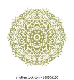 Mandala  pattern, Circular ornament, design element, Vector