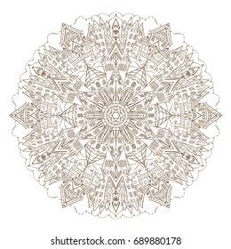 Mandala,   pattern, Circular ornament, design element, Vector