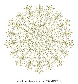 Mandala,   pattern, Circular ornament  design  , Vector
