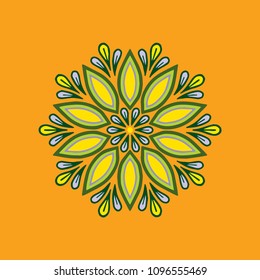 Mandala pattern color good mood