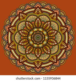 Mandala pattern color good mood